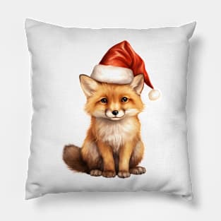 Christmas Fox Pillow