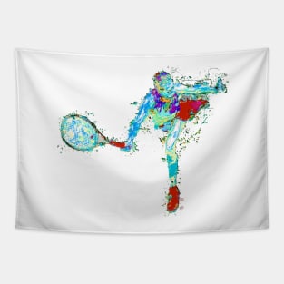 Tennis female player Tapestry