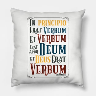 In Principio Erat Verbum Pillow