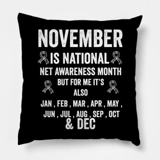 Neuroendocrine tumor awareness month Pillow