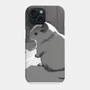 Hamsters Shadow Silhouette Anime Style Collection No. 20 Phone Case