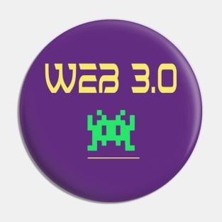 Sci Fi Alien Web 3 Space Game Pin