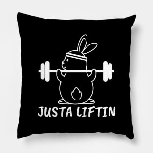 Justa Liftin Bunny Rabbit Pillow