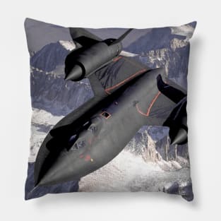 SR71 BlackBird Pillow