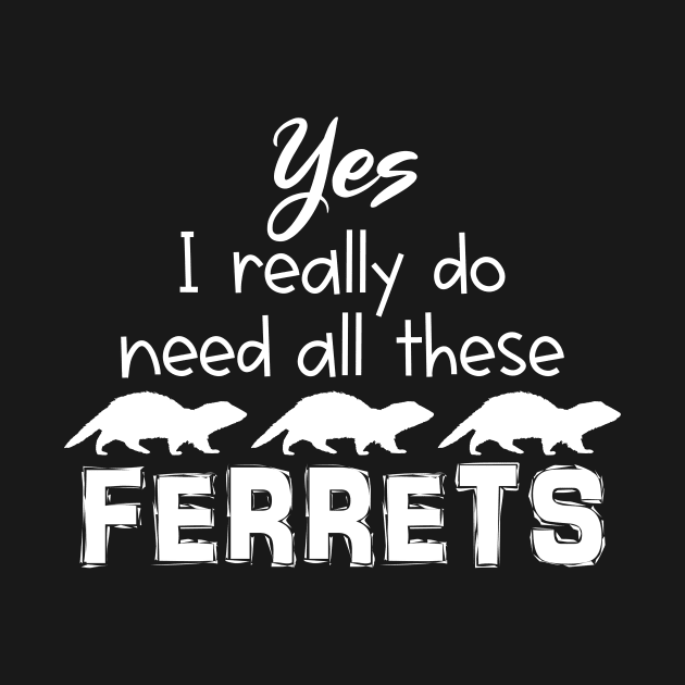 Yes I Really Do Need All These Ferrets by CeeGunn