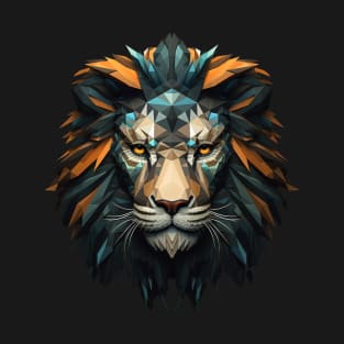 Lion in low poly style T-Shirt