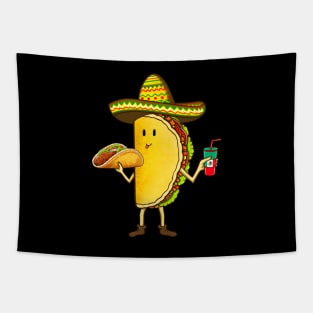 Tacos i love tacos taco day best Mexican food Tapestry