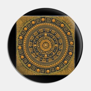 Mandala Solar Pin