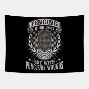 Fencing is like Chess but with puncture wounds Tapestry