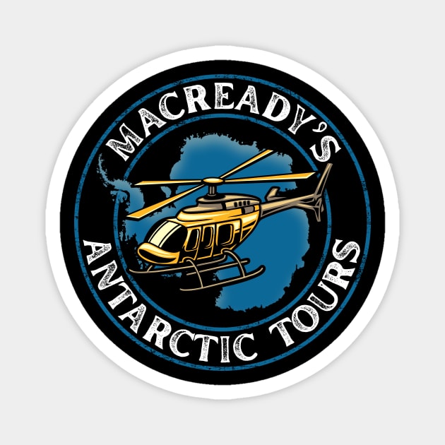 Macready's Antarctic Tours - The Thing Tribute Magnet by The Living Thread Store