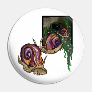 Snail parade Pin