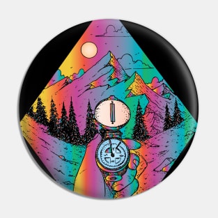 lost in the mountains Pin