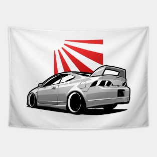 White Integra Acura RSX Tapestry