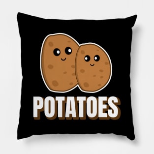 Cute Potatoes Pillow