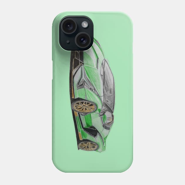 Lamborghini Phone Case by An.D.L.