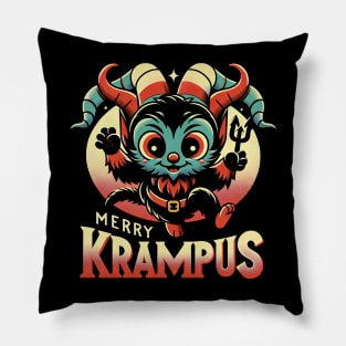 Merry Krampus Pillow