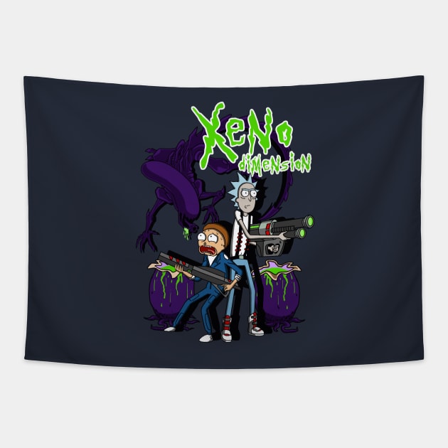Xeno Dimension Tapestry by BuckRogers