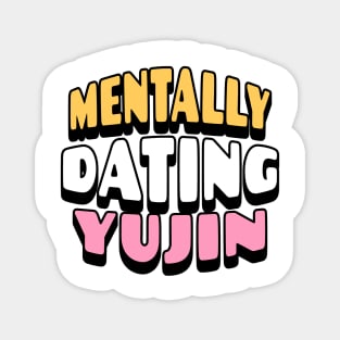 Zero base one ZB1 mentally dating Han Yujin zerose typography | Morcaworks Magnet