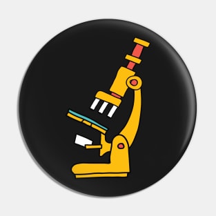 Microscope, Sciences Lover Pin