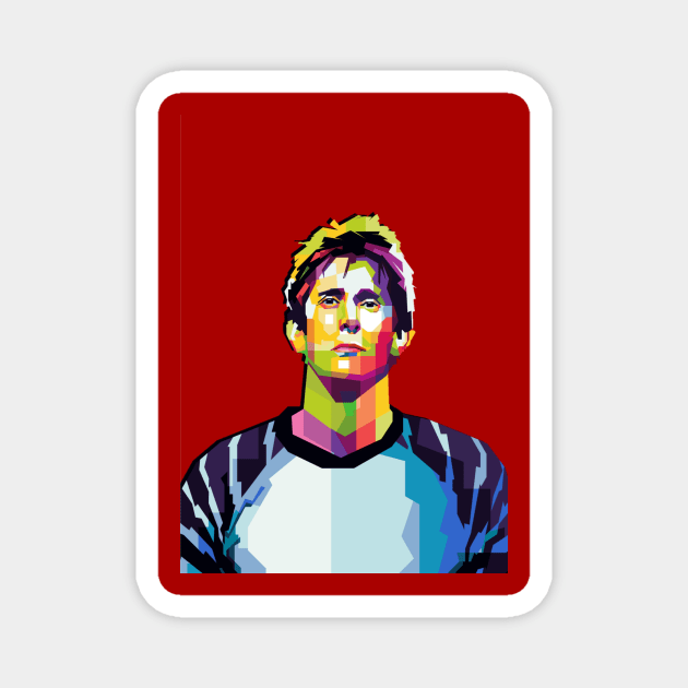 Edwin Van Der Sar Magnet by WPAP46