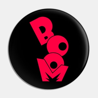 BOOM RED - Pin