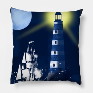 Ghost Ship Pillow