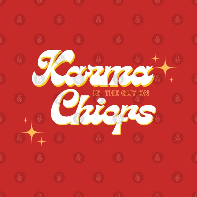 Karma is the guy on the chiefs | vintage light design by Abril Victal