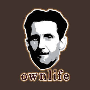 GEORGE ORWELL OWNLIFE 1984 NOVEL DESIGN T-Shirt