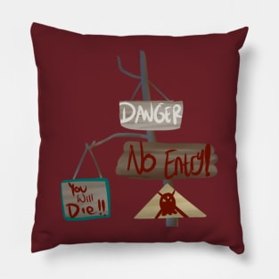 danger area Pillow