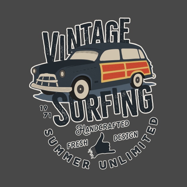 Vintage Surfing by CB Creative Images