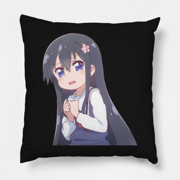 Hana Afraid of You Pillow by KokoroPopShop