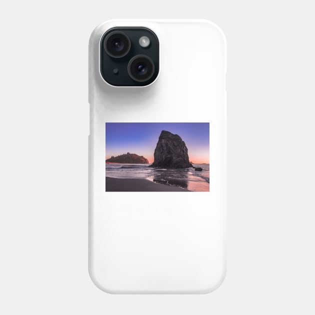 Coastal rock at Trinidad State Beach Phone Case by blossomcophoto