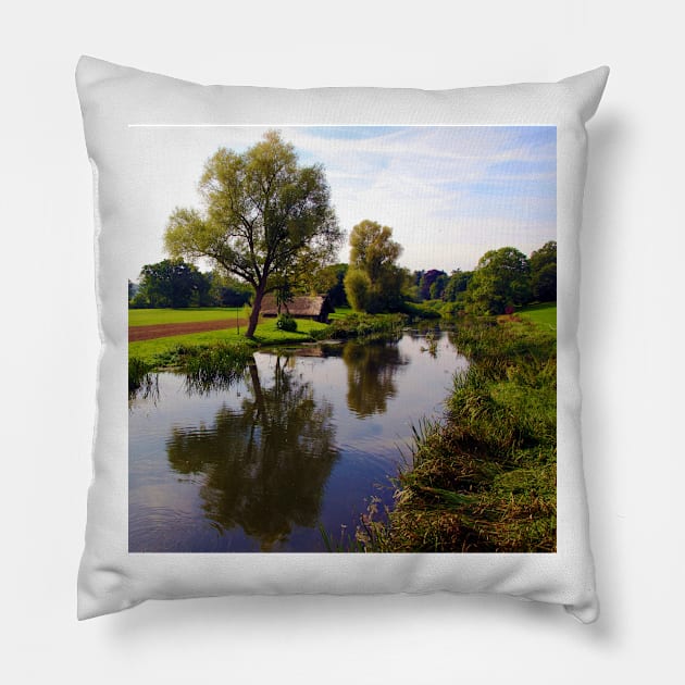 River Reflections Pillow by JohnDalkin