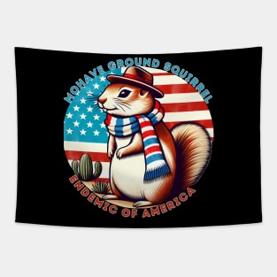 Endemic species of America: MOHAVE GROUND SQUIRRE Tapestry