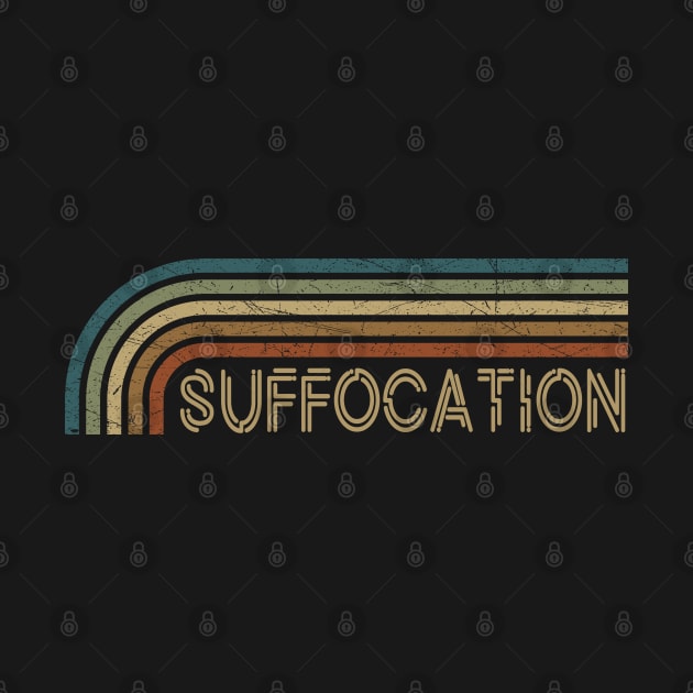 Suffocation Retro Stripes by paintallday