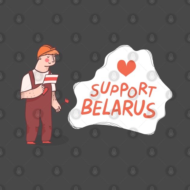 Support workers of Belarus by Animatarka