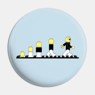 Evolution of Lego Man Pin