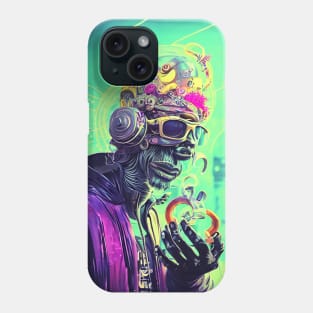 CYBERPUNK FUTURE MONKEY DONUT Phone Case