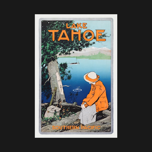 Lake Tahoe Vintage Travel Poster 1923 by vintagetreasure