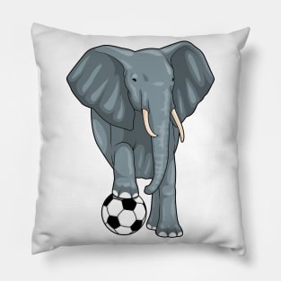Elephant Soccer player Soccer Pillow