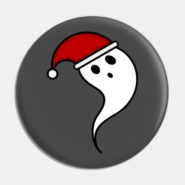 Christmas Ghost Pin by Dark Night Designs