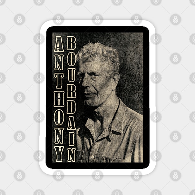 anthony bourdain Magnet by ahmadist