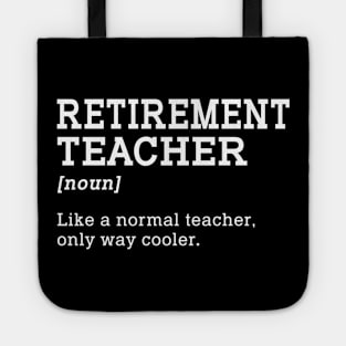 Retirement Teacher Back To School Gift Tote