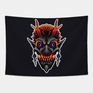 Devil mask Tapestry