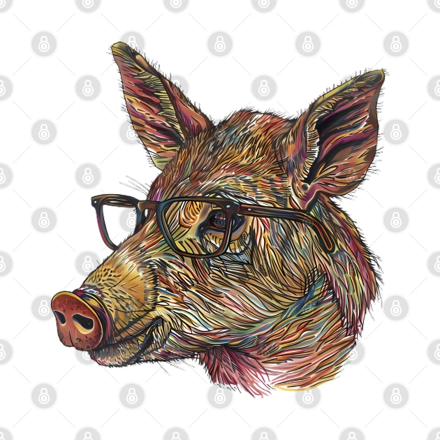 Specs & Spikes: The Brainy Boar by Carnets de Turig