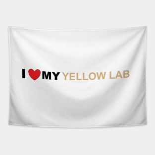 Labrador Retriever Yellow love Tapestry