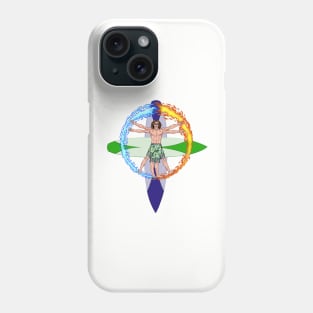 Surfer Da Vinci Phone Case