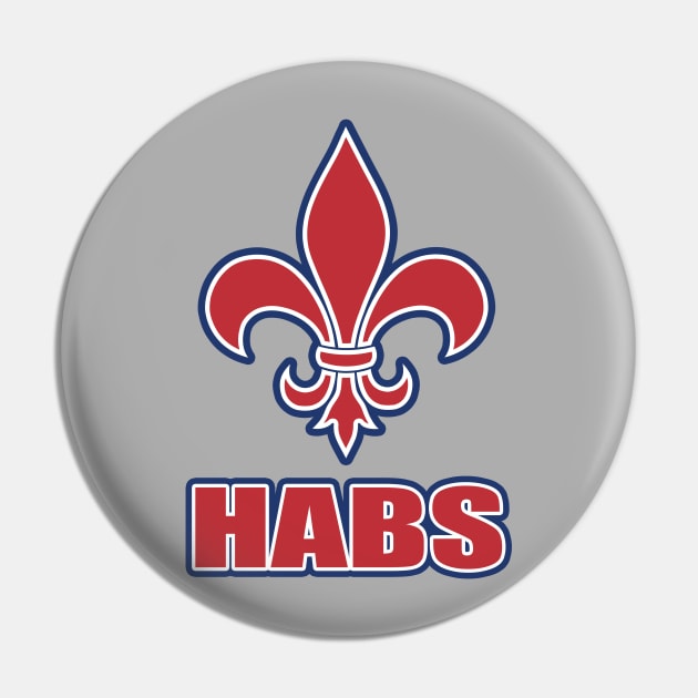 Habs logo mashup Pin by phneep