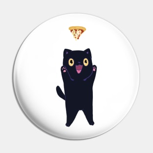 pizza cat illustration Pin