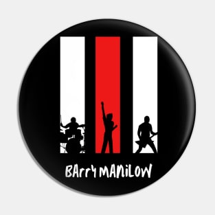 three boy Barry Manilow vintage Pin